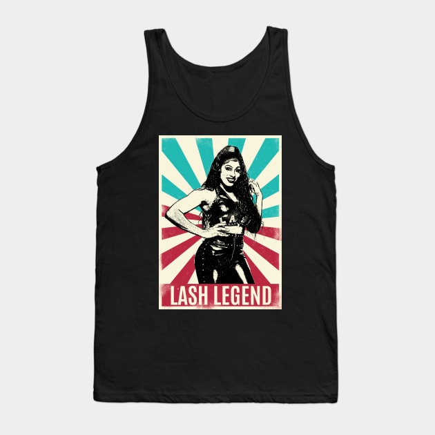 Vintage Retro Lash Legend Tank Top by Bengkel Band